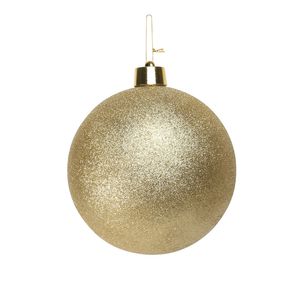 Gold Glitter Shatterproof Bauble (x1) (25cm)