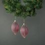 Faye Glass Drop Bauble (S/4)