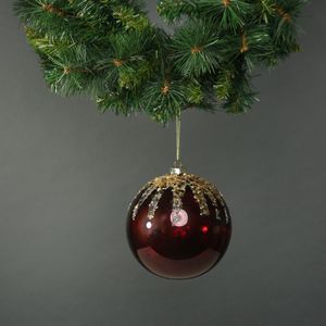 Zanna 15cm Glass Bauble (1)