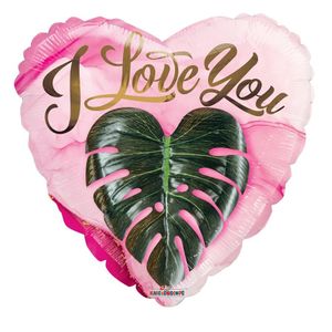ECO ONE Balloon - Love you heart leaf (18 inch)