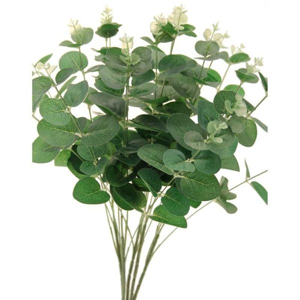 	52cm Eucalyptus Bush Green