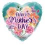 Happy Mothers Day Heart Balloon (18 inch)