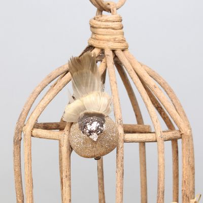 Gold Longtail Finch w/clip