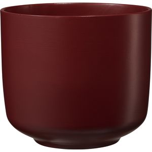 Bari Glamour Ceramic Pot Matt Wine Red (W16 x H14cm)