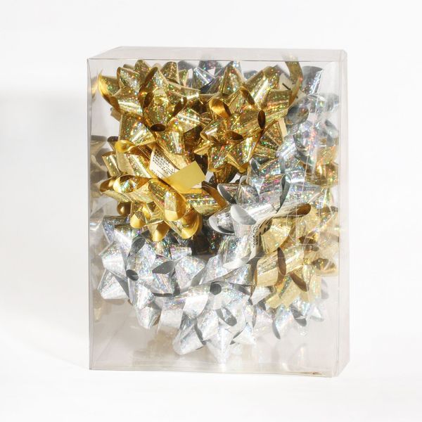 Holographic Silver / Gold Galaxy Bows (x15)