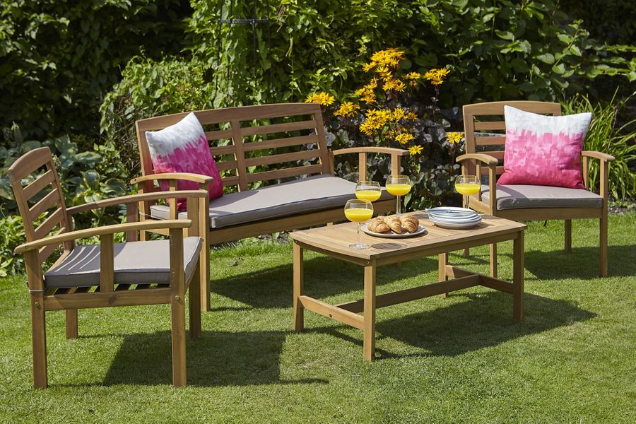 Tom Chambers Hardwood Henley Garden Furniture Set Garden Mall