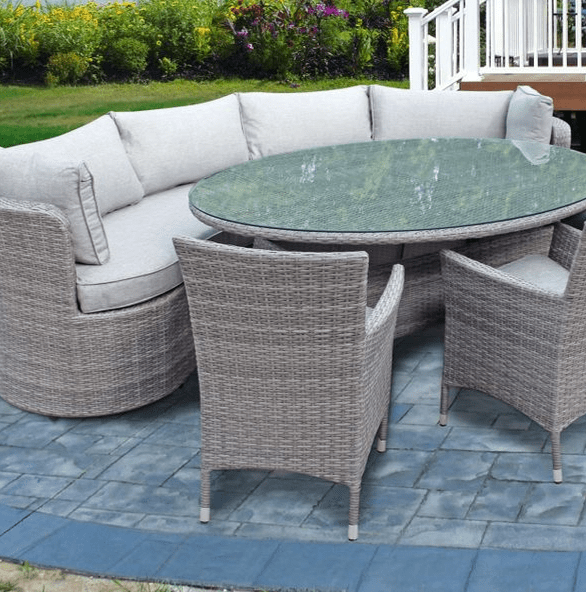 argos rattan garden furniture sets