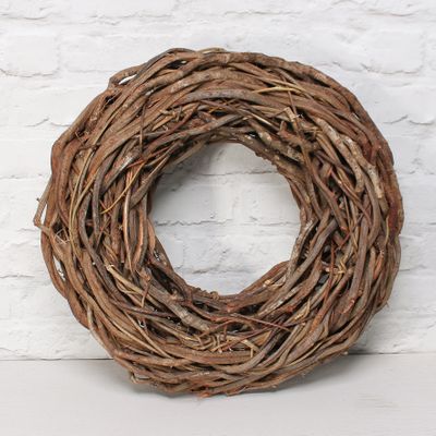 Wreath Flat Rattan D48.0 Natural