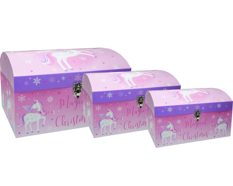 Unicorn Nested Gift Boxes (x3)