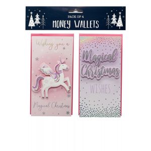 Unicorn Money Wallets (x4)