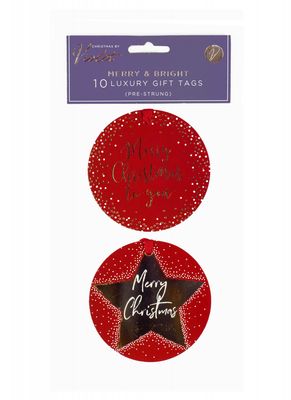 Merry and Bright Gift Tags (x10)