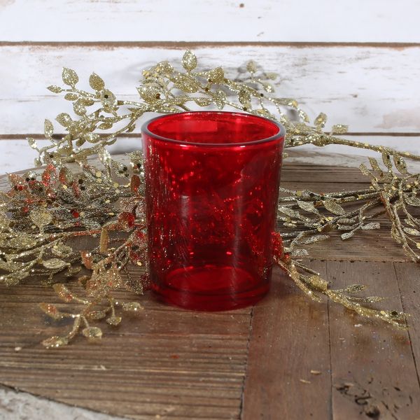 Red Votive Candle Holder (S)