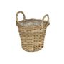 Small Round Basket with Ears & Liner
