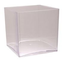 Acrylic Cube Vase 15cm