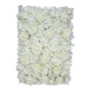 40x60cm Hydrangea Flower Wall with Roses Cream