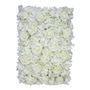 40x60cm Hydrangea Flower Wall with Roses Cream