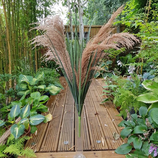 Pampas Bush 3 heads 85cm