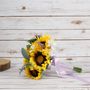   Personalised Medium Sunflower Bouquet