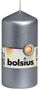 Bolsius Pillar candle Silver 120/58