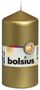 Bolsius Pillar candle Gold 120/58