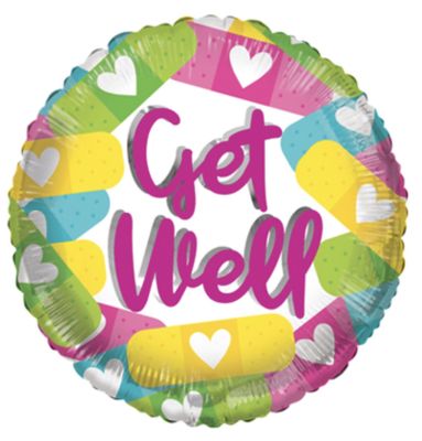 ECO Balloon - Get Well Band Aids (18 Inch)