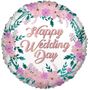 ECO Balloon - Happy Wedding Day (18 Inch)