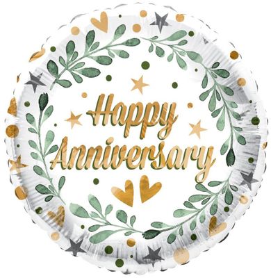 ECO Balloon - Anniversary Leaves (18 Inch)