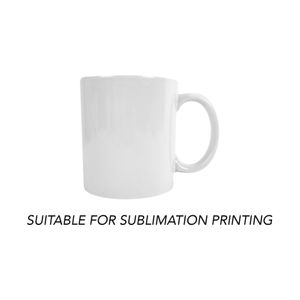 White Plain Mug (Personalisable applicable for sublimation) 11oz