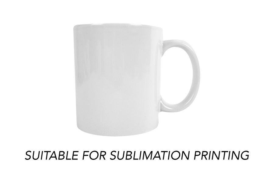 White Plain Mug (Personalisable applicable for sublimation) 11oz