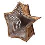 25cm Star Shaped Split Willow Basket