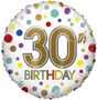 Eco Balloon - Birthday Age 30 (18 Inch)