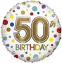 Eco Balloon - Birthday Age 50 (18 Inch)