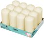 Bolsius Professional Pillar Candle - Ivory  - 168/68mm  - Tray of 12