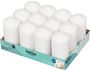 Bolsius Professional Pillar Candle - White  - 128/68mm  - Tray of 12