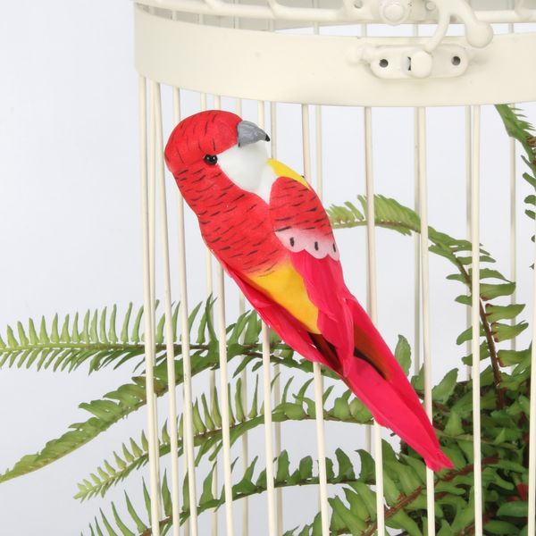 Red Budgie w/clip