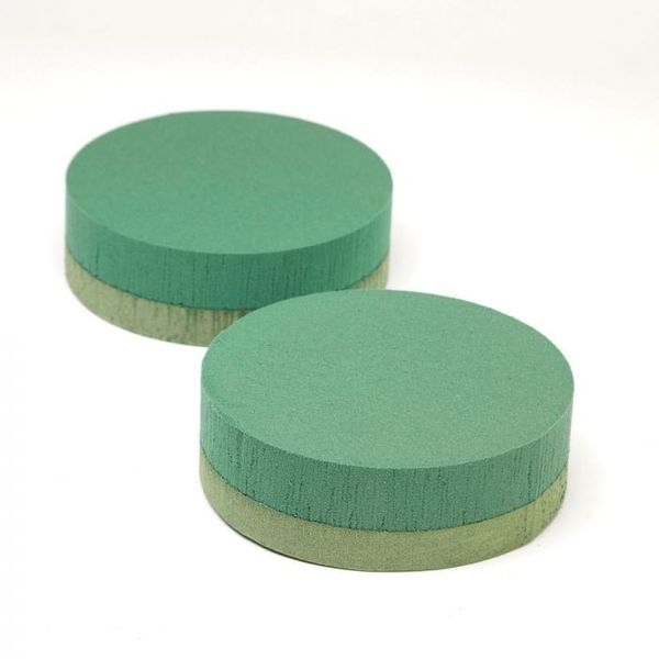 7 inch Oasis Floral Foam Posy Pad (2 pack)