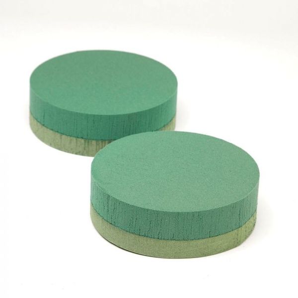 7 inch Oasis Floral Foam Posy Pad (2 pack) Easy Florist Supplies