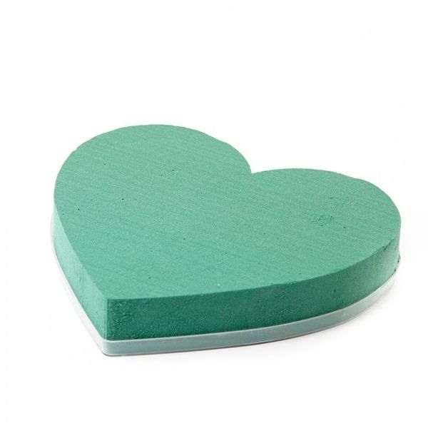 7 inch Solid Heart Oasis Floral Foam (2 pack)