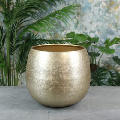 Hampstead Planter Small Matt Champagne