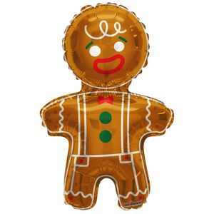 Christmas Gingerbread Man Balloon - 36 Inch