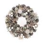 30cm Soft Greens / Natural wreath