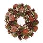 30cm Autumnal Colour Cone wreath