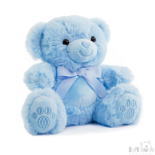 15cm Blue Teddy Bear W Paws No. TB115 B Angel Wholesale