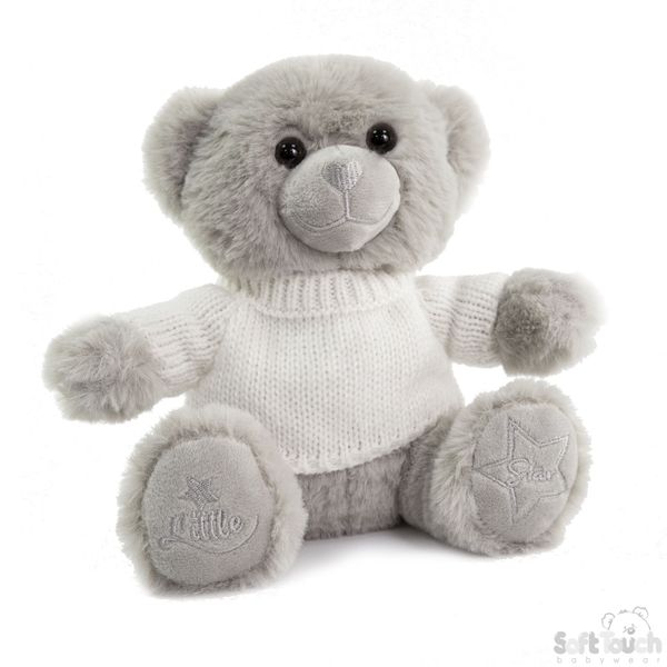 gray stuffed bear