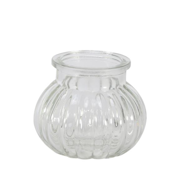 7.5cm Veneto Bubble Jar-clear