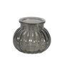 7.5cm Veneto Bubble Jar-Dove Grey