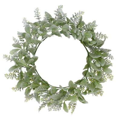 Lambs ear foliage mix Wreath 60cm 