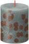 Bolsius Rustic Silhouette Candle 80 x 68 - Green Eucalyptus