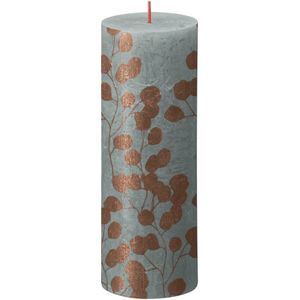 Bolsius Rustic Silhouette Candle 190 x 68 - Green Eucalyptus