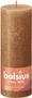 Bolsius Rustic Shine Pillar Candle 190 x 68- Spice Brown